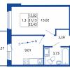 Продажа квартиры Кудрово, д.3