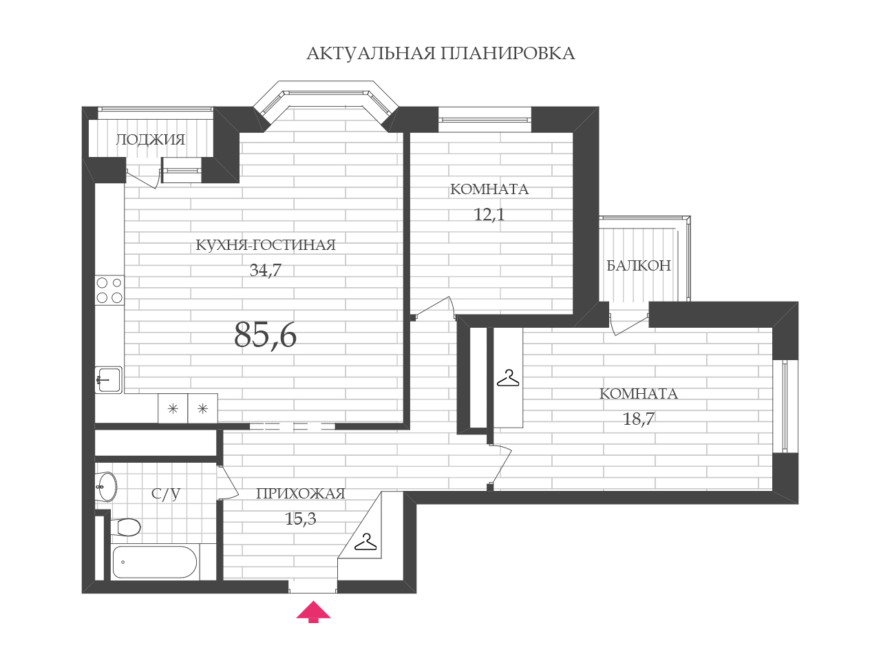 Наташи Ковшовой 25 планировка квартир