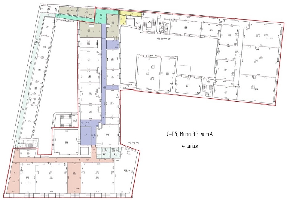 Аренда части помещения. Бизнес центр аренда СПБ план офиса с площадью.