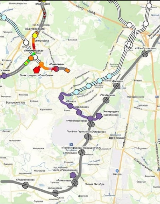 Метро в остафьево план строительства