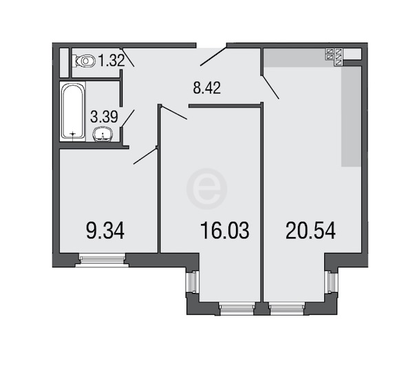 59 м2. 59 м2. Микрорайон супонево. Ул демьяна бедного д6 к2 кв177. 59 м2.