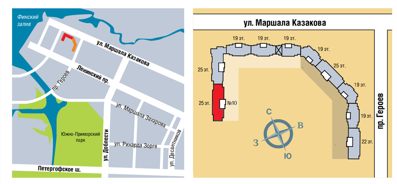 Карта питера маршала казакова