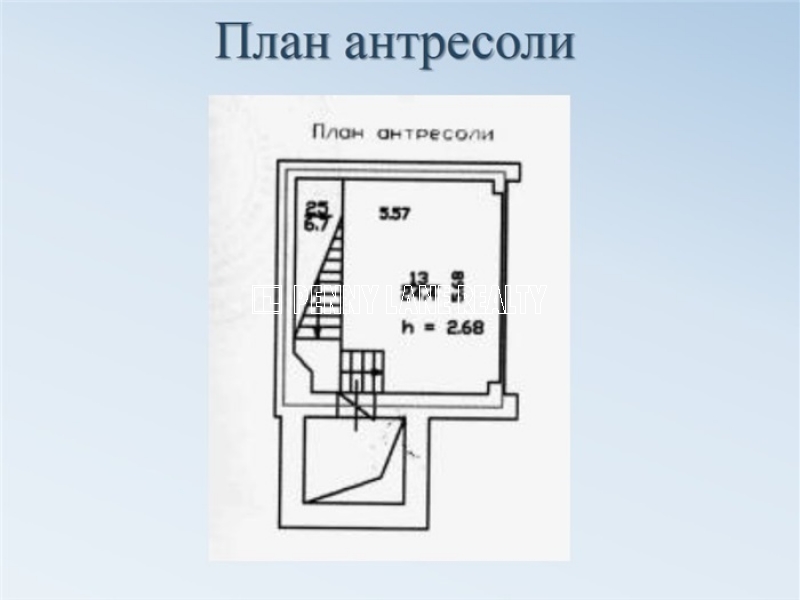 План антресольного этажа