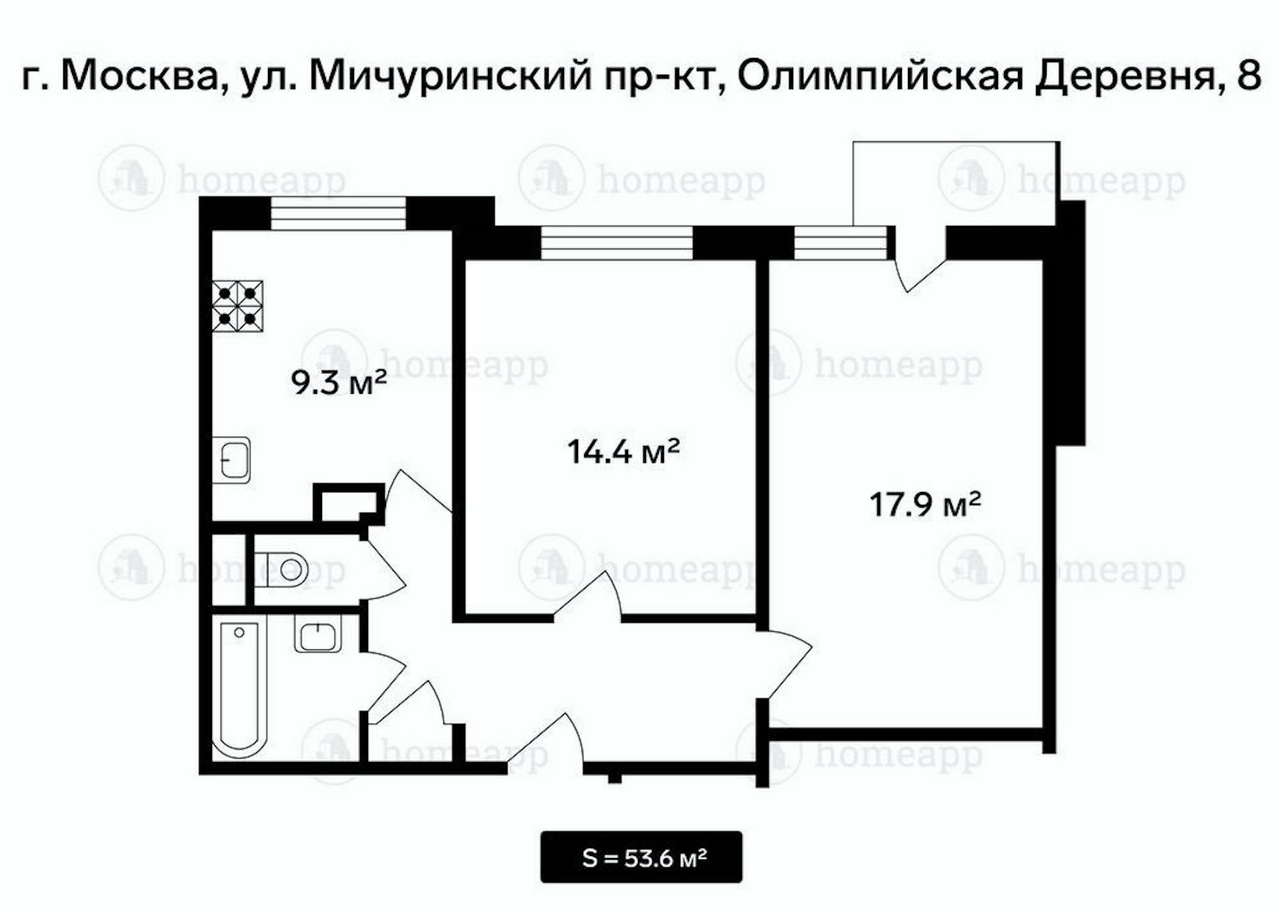 Продажа квартиры в мичуринском. Мичуринский 16 планировка.