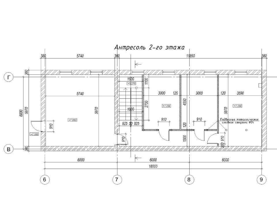 План антресольного этажа