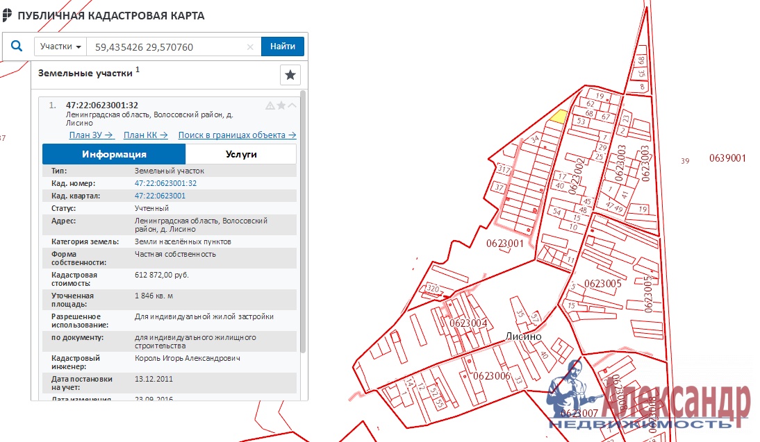 Публичная кадастровая карта спб и ленобласти