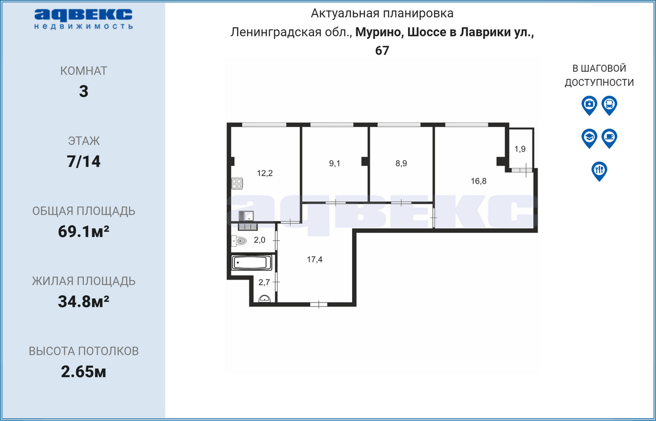 Купить Квартиру Мурино Шоссе В Лаврики