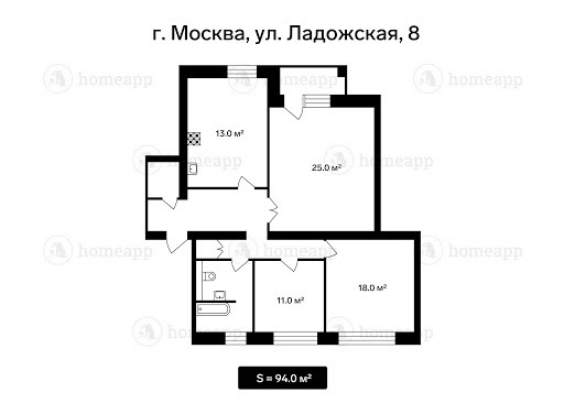 Купить Квартиру 3 Х Комнатную Ладожская