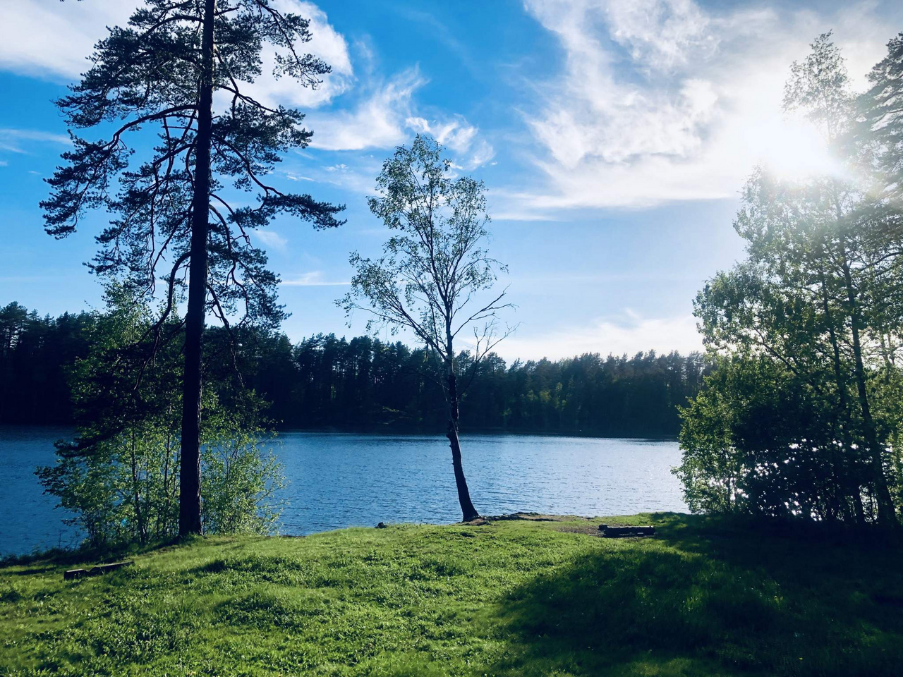 Озеро красавица Зеленогорск