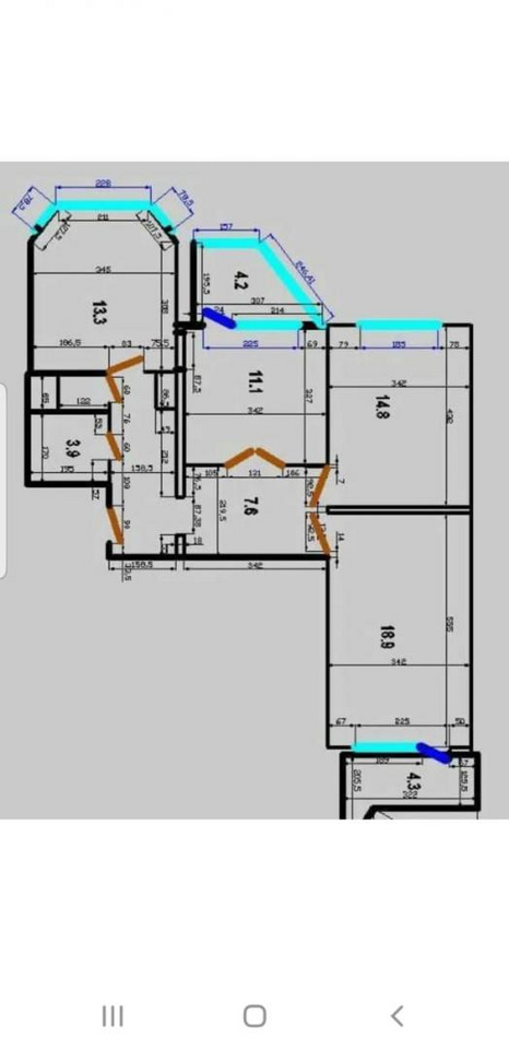 Размер трешки. П44т трешка планировка. Планировка п44т 25 трешка. П44т трешка планировка с размерами. П44т трешка планировка угловая.