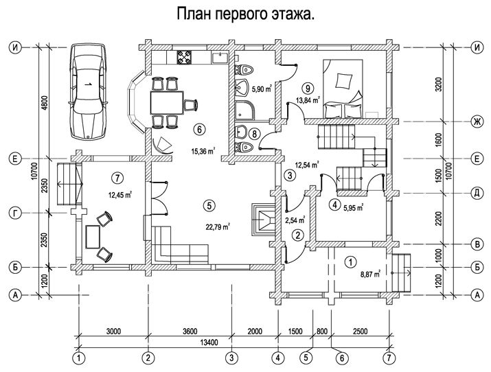 Проект дома рощино